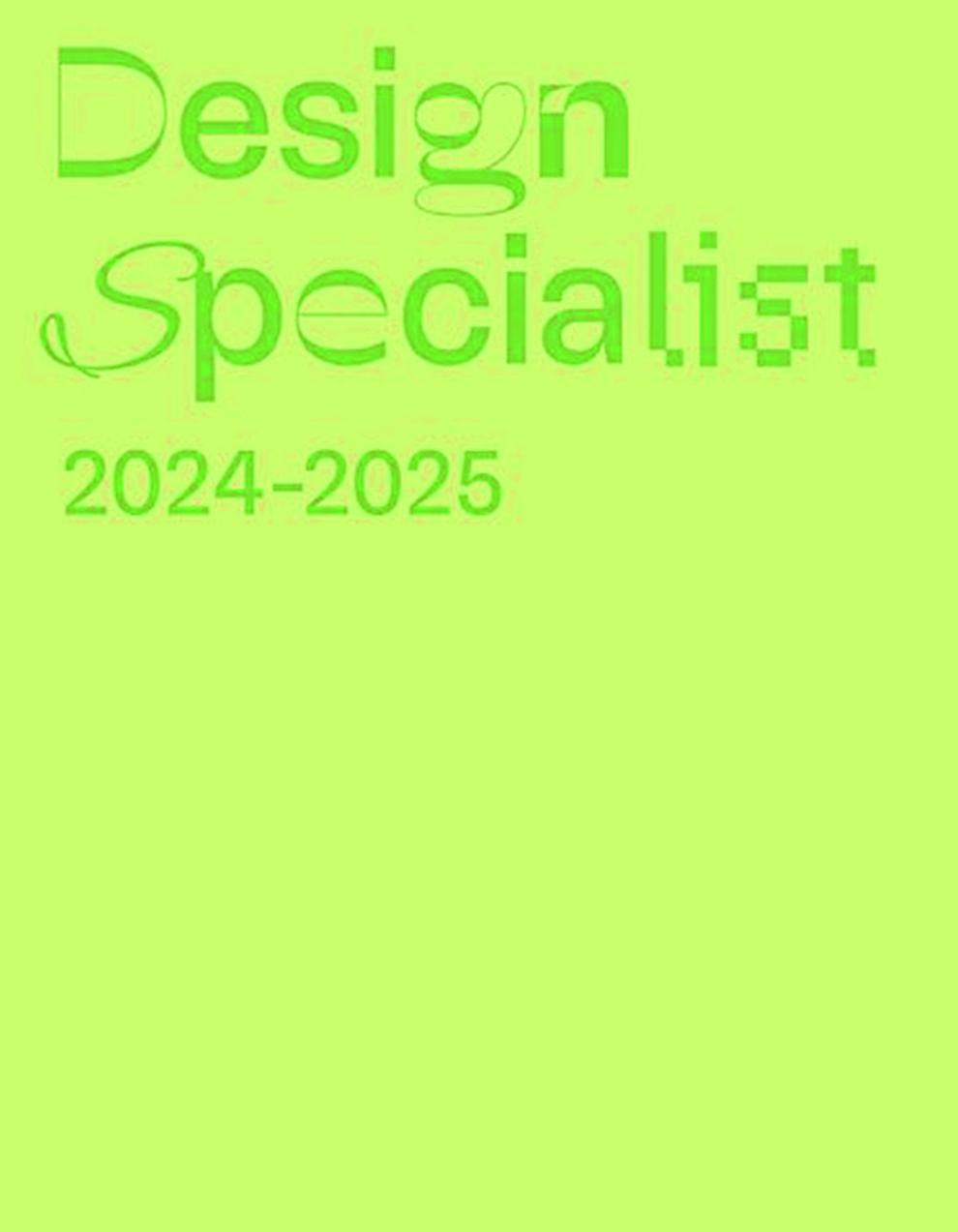 DESIGN SPECIAL LIST 2024